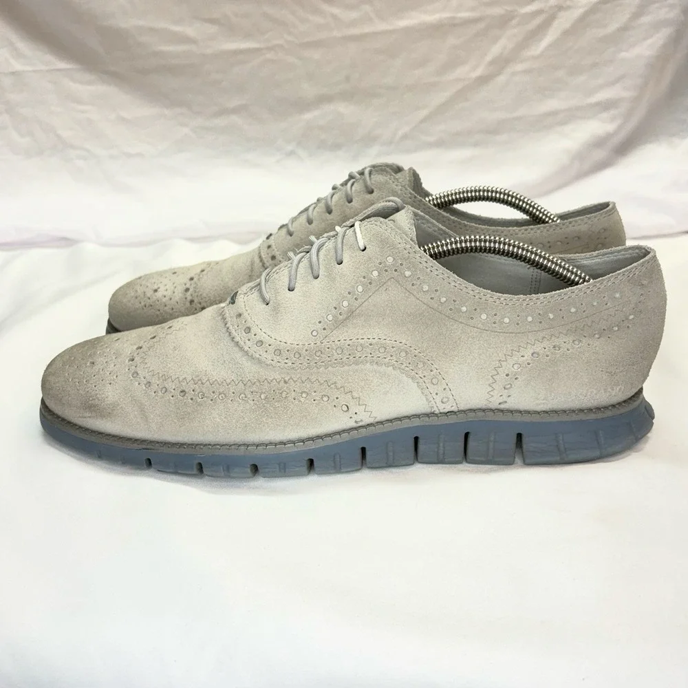 Cole Haan ZeroGrand‎ Men's Sz 11 M Wing Tip Suede Shoes